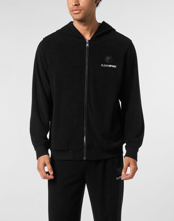 PLEIN SPORT SPONGE HOODIE SWEATJACKET