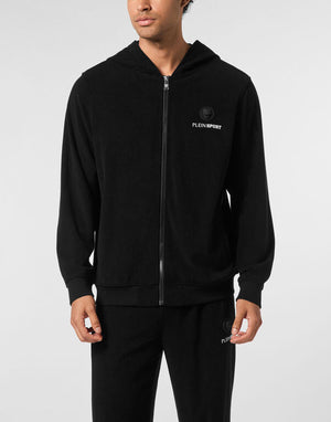 PLEIN SPORT SPONGE HOODIE SWEATJACKET