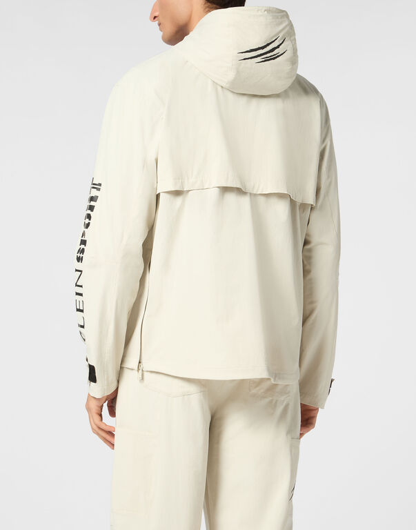 PLEIN SPORT TECHNICAL NYLON JACKET LS SCRATCH