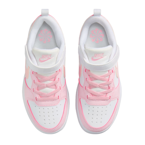 NIKE COURT BOROUGH LOW RECRAFT BPV WHITE/PINK FOAM