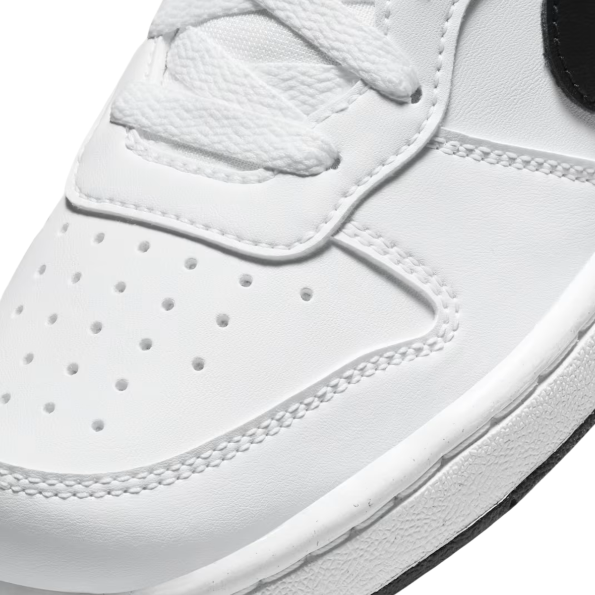 NIKE COURT BOROUGH LOW RECRAFT BG WHITE/BLACK