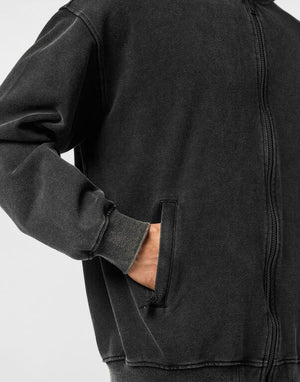 PLEIN SPORT HOODIE SWEATJACKET COLD DYE