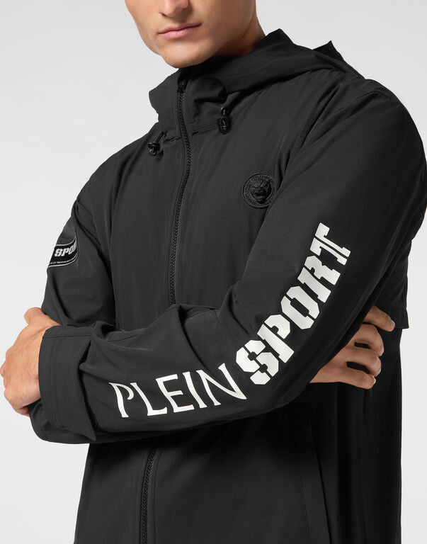 PLEIN SPORT TECHNICAL NYLON JACKET LS SCRATCH