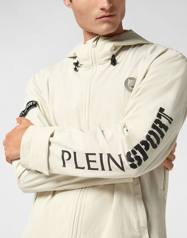 PLEIN SPORT TECHNICAL NYLON JACKET LS SCRATCH
