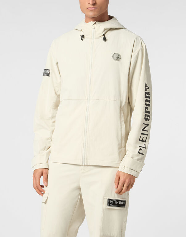 PLEIN SPORT TECHNICAL NYLON JACKET LS SCRATCH