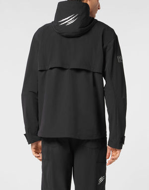 PLEIN SPORT TECHNICAL NYLON JACKET LS SCRATCH