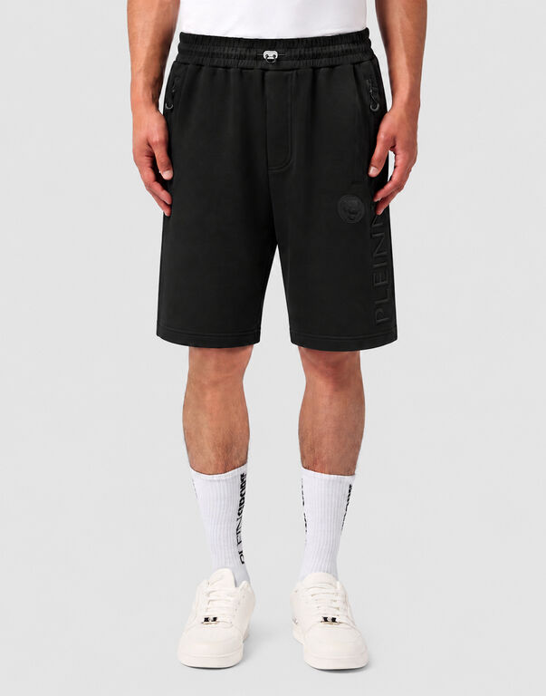 PLEIN SPORT EMBOSSED JOGGING SHORTS