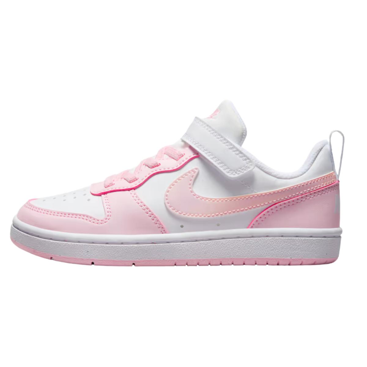 NIKE COURT BOROUGH LOW RECRAFT BPV WHITE/PINK FOAM