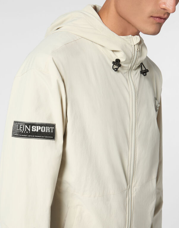 PLEIN SPORT TECHNICAL NYLON JACKET LS SCRATCH