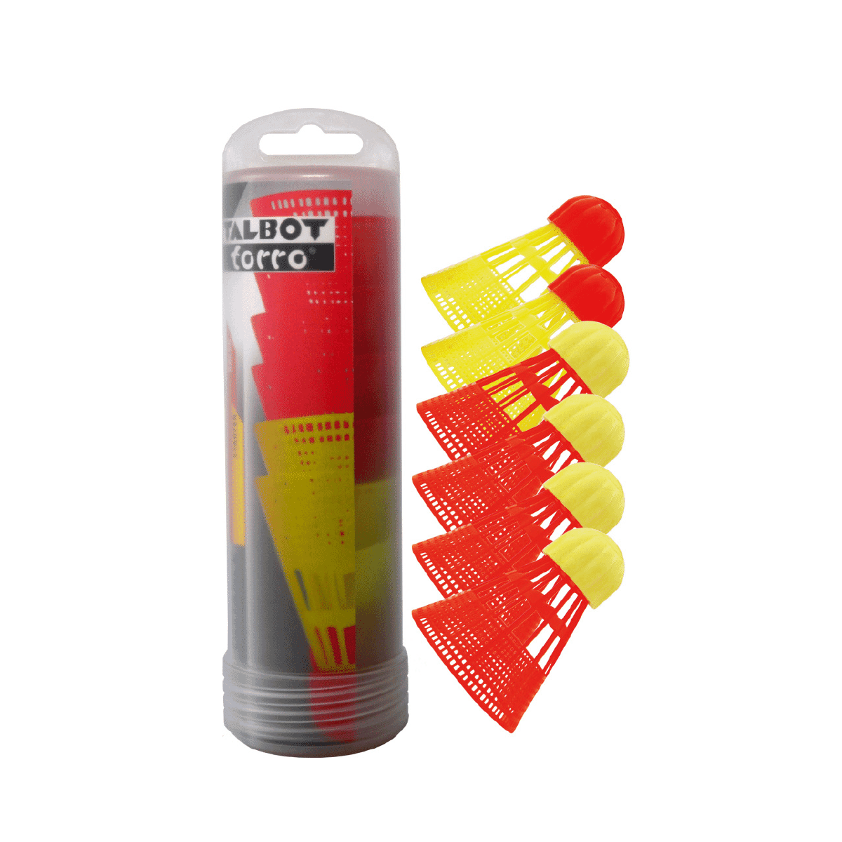 SPORTIFRANCE TUBE OF 6 SPEEDBADMINTON SHUTTLECOCKS