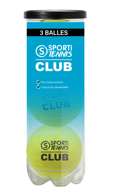 SPORTI TUBE OF 3 TRAINING TENNIS BALLS