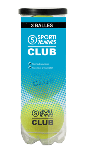 SPORTI TUBE OF 3 TRAINING TENNIS BALLS