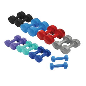 SPORTI PAIR OF CEMENT BARBELLS 4KG