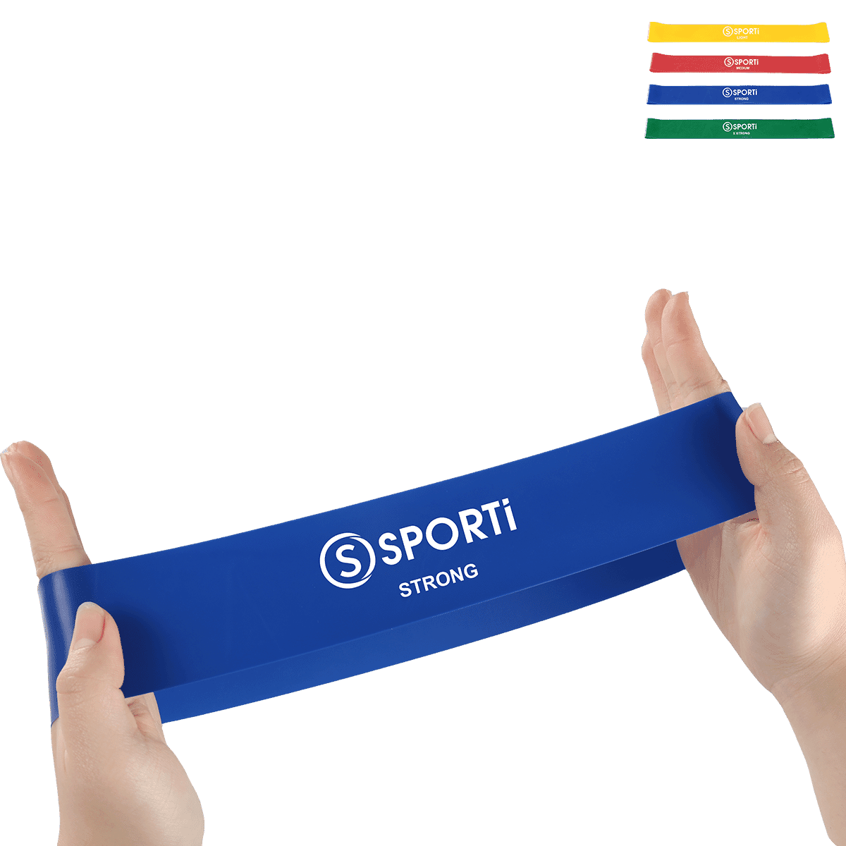 SPORTI FLAT BANDS / SET OF 4 FLAT ELASTIC BAND