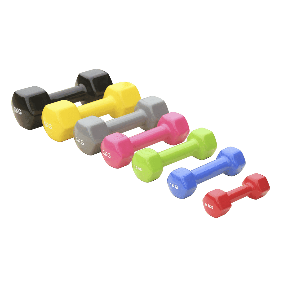 SPORTI HEXA DUMBBELL SET 2x4KG