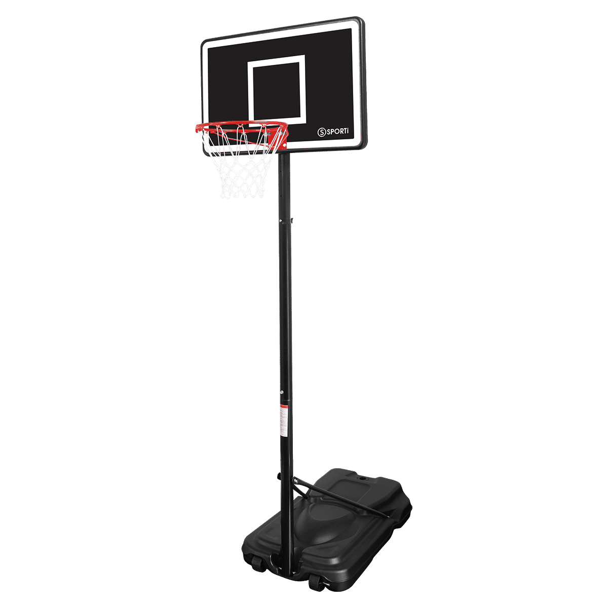 SPORTI BASKETBALL HOOP FOR MINI-BASKETBALL ADJUSTABLE FROM 2.30 M TO 3.05 M