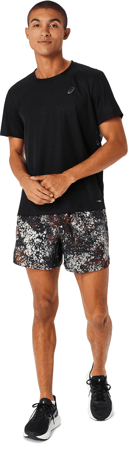 ASICS ALL OVER PRINT 5IN SHORT