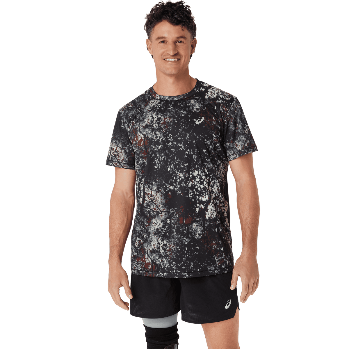 ASICS ALL OVER PRINT SS TOP