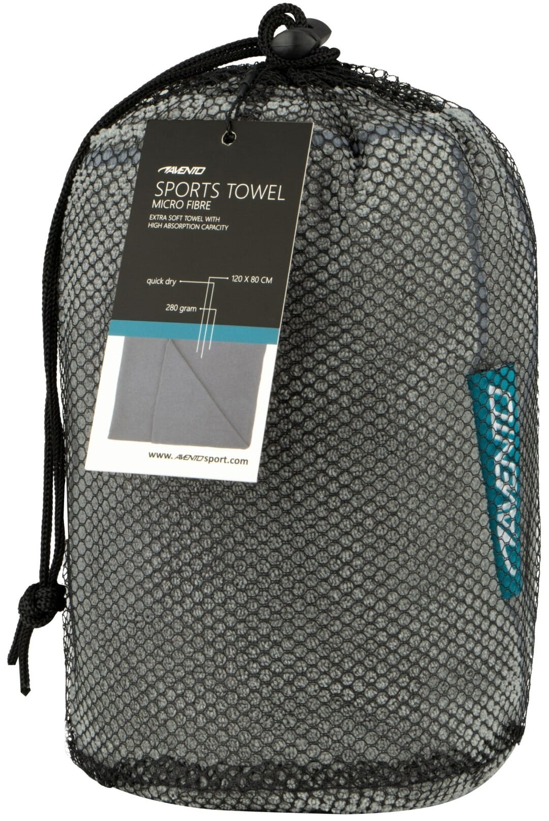 AVENTO SPORTS TOWEL MICRO FIBRE 120 X 80 CM