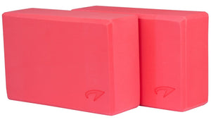 AVENTO YOGA BLOCK SET OF 2 FOAM