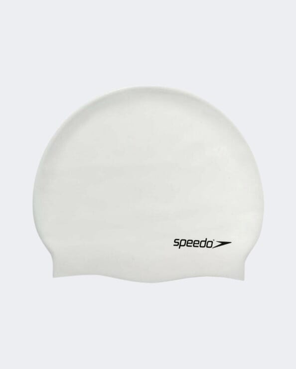 SPEEDO FLAT SILICON CAP WHT