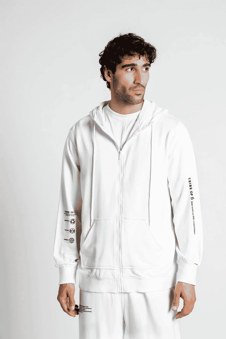 TRIBE OF 6 BRIGGS FOOTBALL ZIP UP