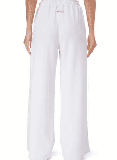 TRIBE OF 6 AMALIE RECYCLED STRETCH HIGH WAISTED WIDE LEG TRACK PANT