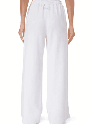 TRIBE OF 6 AMALIE RECYCLED STRETCH HIGH WAISTED WIDE LEG TRACK PANT