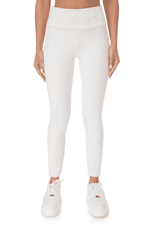 TRIBE OF 6 AZALEA RECYCLED LEGGING WITH EMBROIDERED WAISTBAND