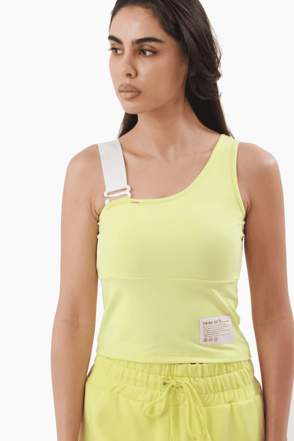 TRIBE OF 6 ADYLN RECYCLED REMOVABLE TAPE STRAP TOP