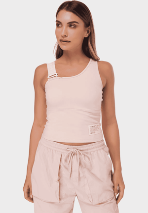 TRIBE OF 6 ADYLN RECYCLED REMOVABLE TAPE STRAP TOP