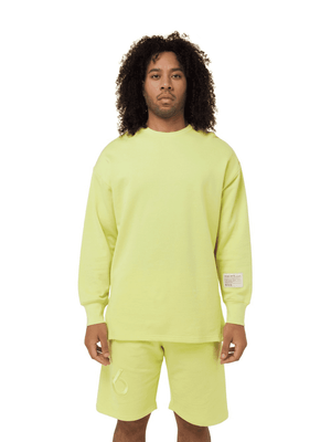 TRIBE OF 6 ACHILLES ORGANIC COTTON  OVERSIZED UNISEX SWEATSHIRT WITH EMBROIDERY