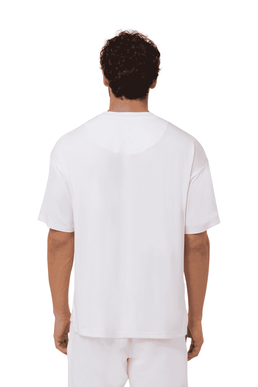 TRIBE OF 6 ASHTON BAMBOO SHORT SLEEVE TEE WITH EMBROIDERY & RUBBER PRINT