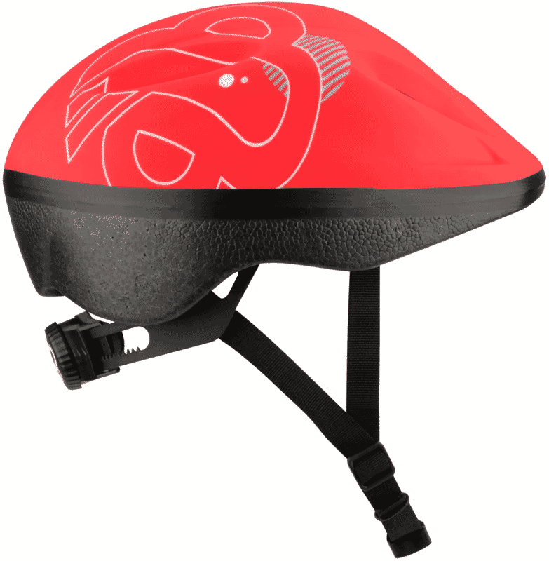 NIJDAM JUNIOR HELMET - RAGING RED