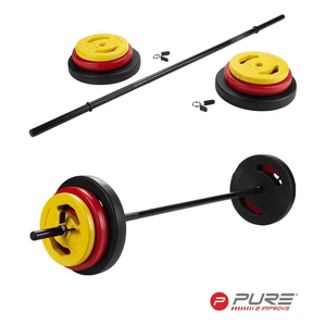 PURE2IMPROVE BARBELL SET 20KG