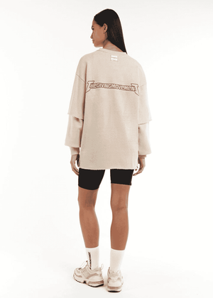 THE GIVING MOVEMENT WASHED 2 IN 1 PRINTED SWEATSHIRT