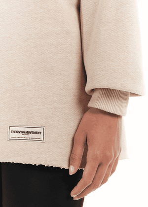 THE GIVING MOVEMENT WASHED 2 IN 1 PRINTED SWEATSHIRT