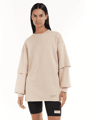 THE GIVING MOVEMENT WASHED 2 IN 1 PRINTED SWEATSHIRT