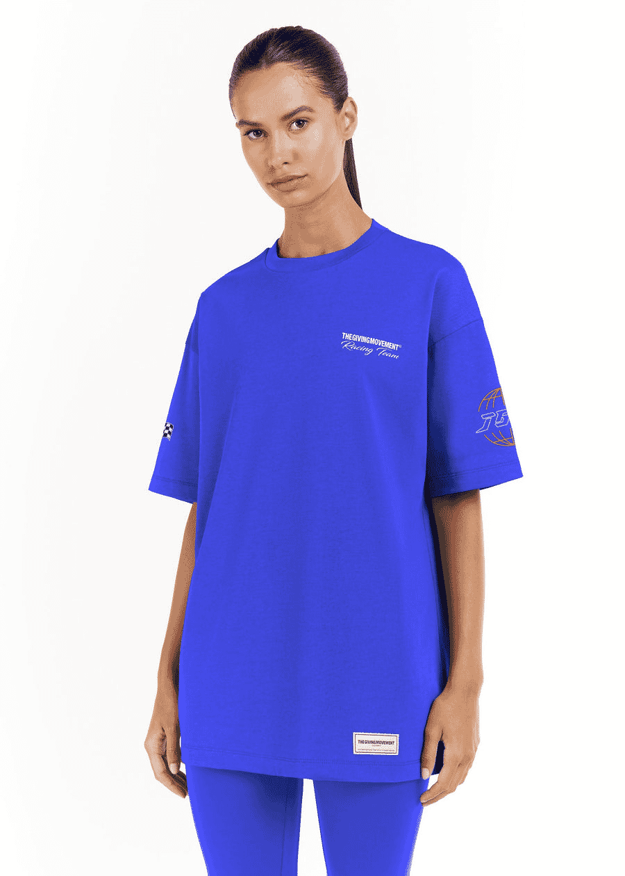 THE GIVING MOVEMENT RELAXED FIT PRINTED BIKER T-SHIRT