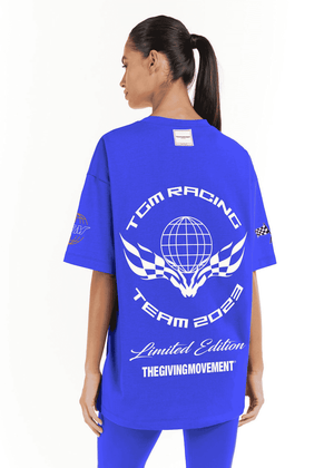 THE GIVING MOVEMENT RELAXED FIT PRINTED BIKER T-SHIRT