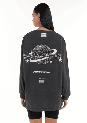 THE GIVING MOVEMENT LS PRINTED TOP