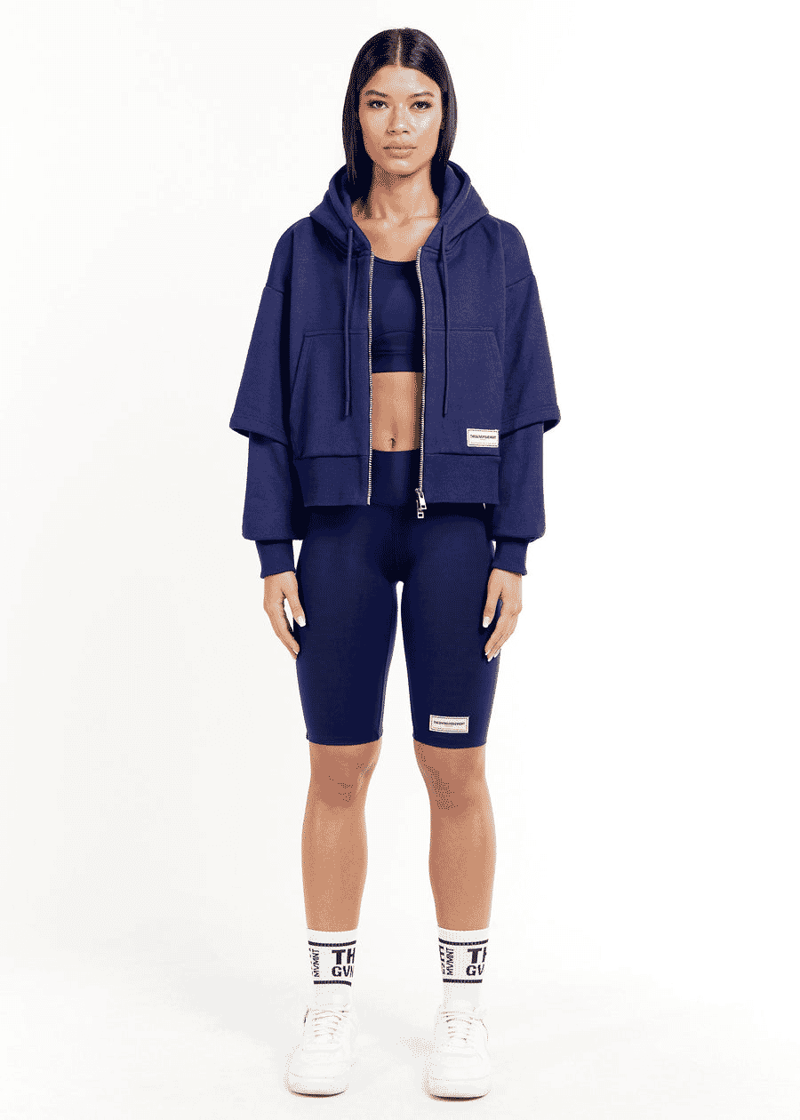THE GIVING MOVEMENT BATWING ZIP SLEEVE HOODIE