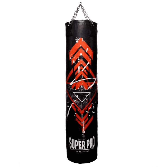 SUPER PRO COMBAT GEAR FULL COLOR BOXING BAG RAVEN