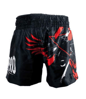 SUPER PRO COMBAT GEAR THAI SHORT RAVEN