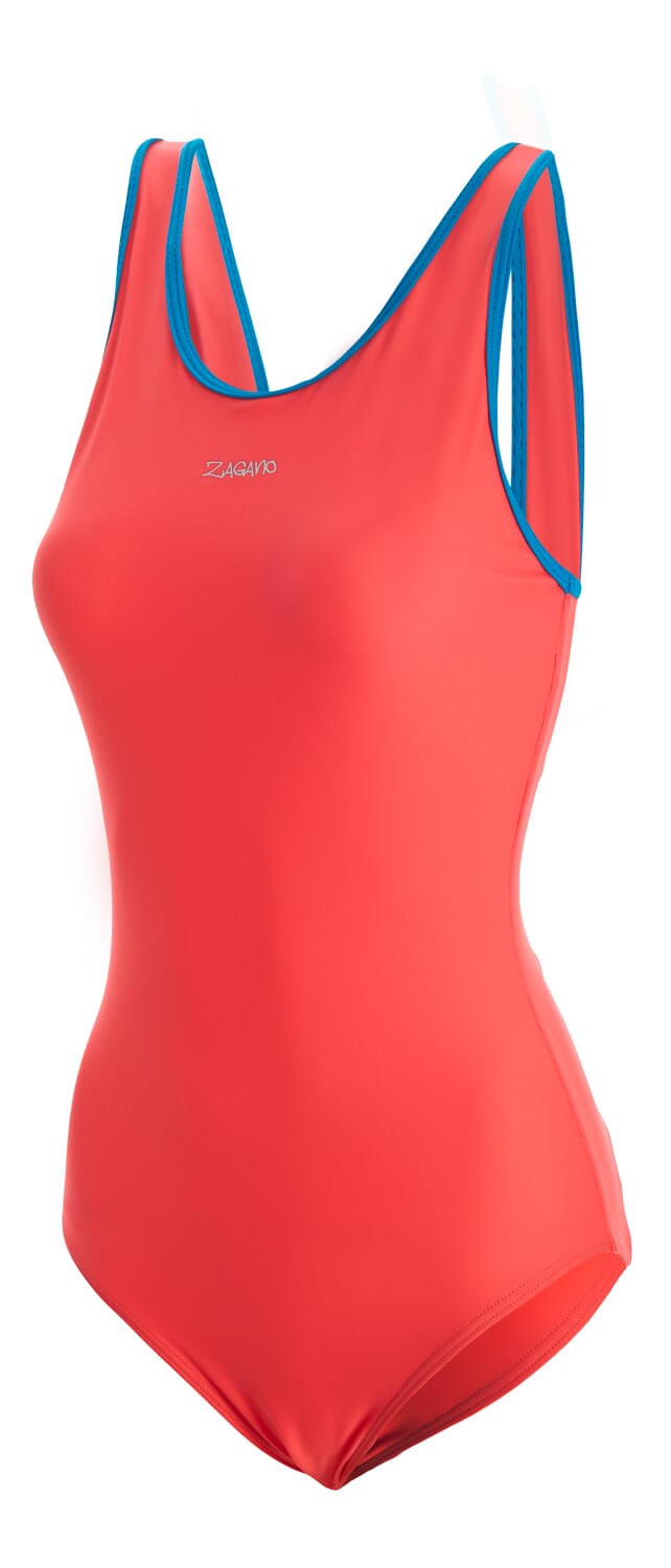 ZAGANO WOMEN SWIMSUIT TRIVIA II-coral