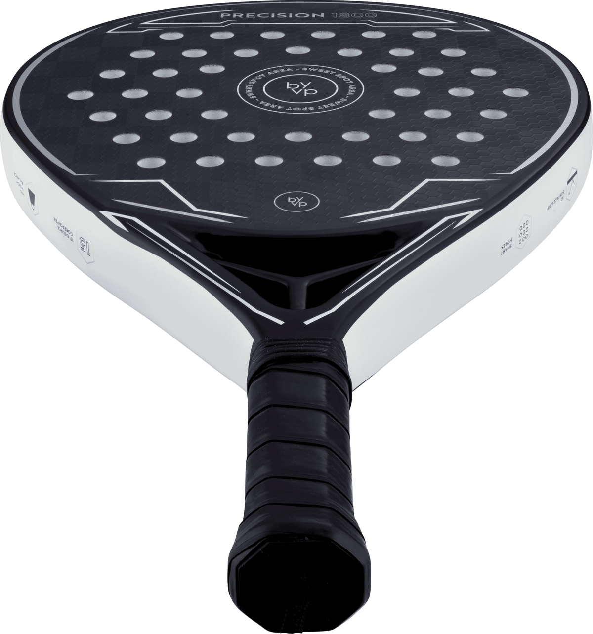 BYVP PADEL RACKET TEAR SHAPE PRECISION 1800